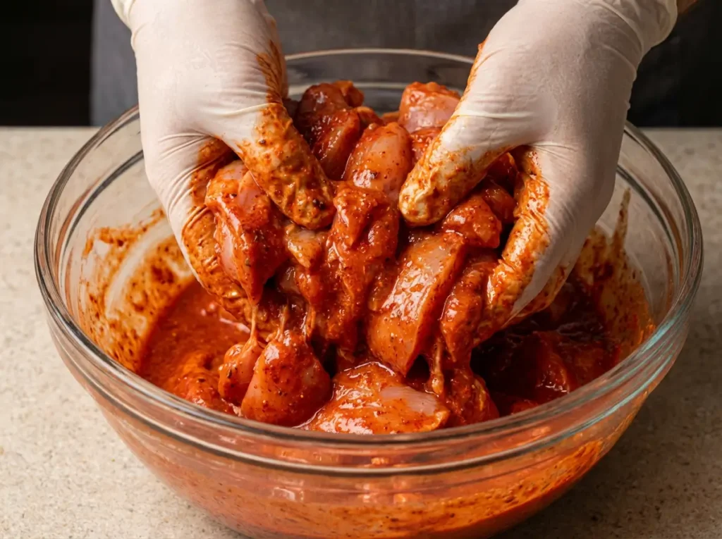 Turkish Grilled Chicken préparation